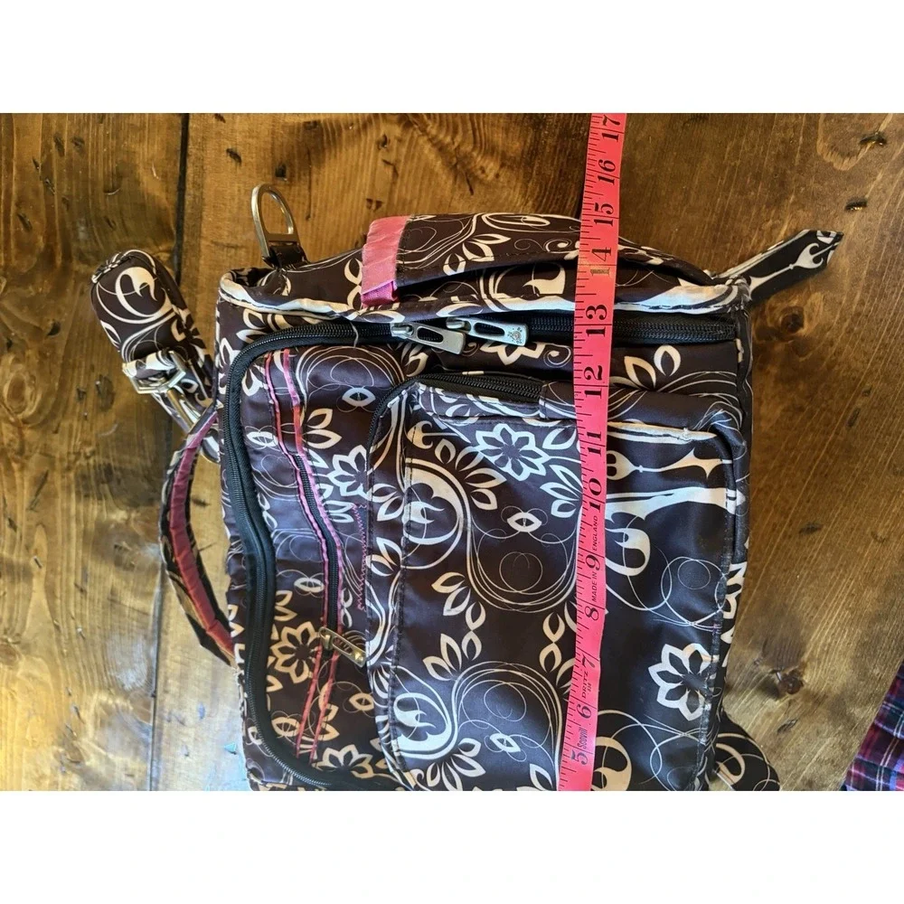 Ju Ju Be Convertible Large Diaper Bag Paisley Good Condition